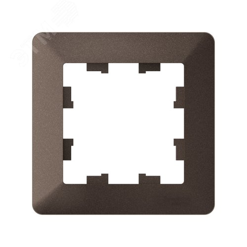 ATLASDESIGN AIR 1-постовая РАМКА, МОККО/дымчатый черный - фото 3