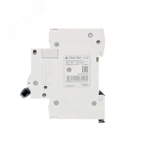Выключатель автоматический трехполюсный 20А С 4.5kA 400В City9 Set - фото 3
