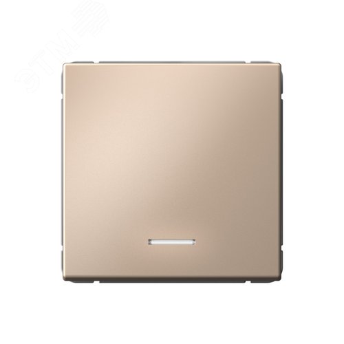 ARTGALLERY 1-клавишный ВЫКЛЮЧАТЕЛЬ с подсветкой, 10АХ, механизм, быстрозажимные клеммы, ПЕСОЧНЫЙ - фото 1