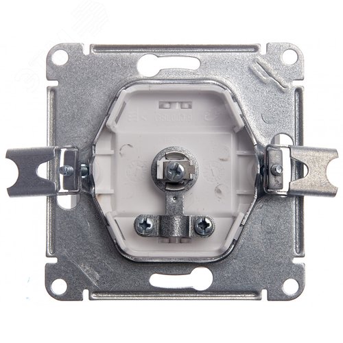 GLOSSA Розетка телевизионная TV проходная в рамку 4дБ белая - фото 3