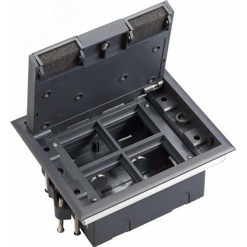 Изображение товара Люк MultiDeS на 8 модулей IP40 для фальшпола с монтажной коробкой тип MDK10 (шт)