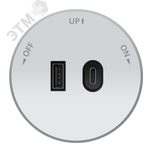 Изображение товара MultiTrack Розетка 2хUSB (тип А+С) 18Вт, 5В/3А Белый (шт)