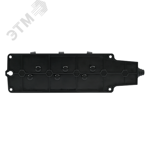 Колодка 3х розетка тройная 2К+З каучуковая        16А/250В IP44 Чёрная MultiSet - фото 5