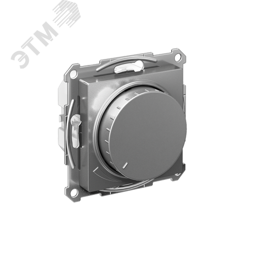 ATLASDESIGN СВЕТОРЕГУЛЯТОР (диммер) повор-нажим, LED, RC, 400Вт, мех., СТАЛЬ - фото 1