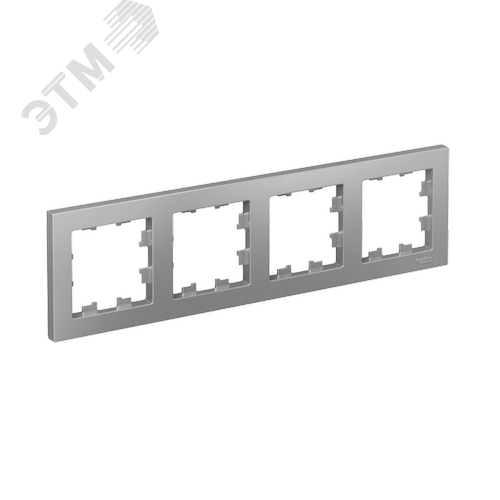 Рамка четырехпостовая ATLASDESIGN универсальная алюминий - фото 1