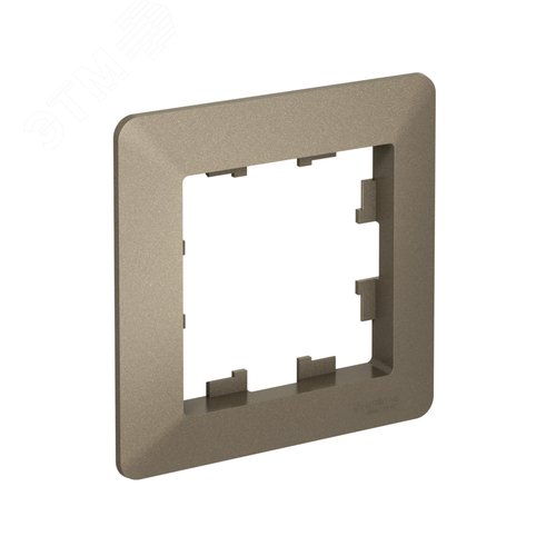 ATLASDESIGN AIR 1-постовая РАМКА, ШАМПАНЬ/дымчатый черный - фото 4