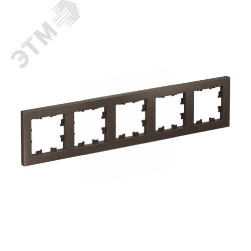 Изображение товара Рамка пятипостовая ATLASDESIGN универсальная мокко (шт)