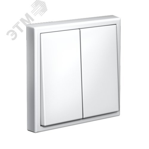 ARTGALLERY 2-клавишный ВЫКЛЮЧАТЕЛЬ КНОПОЧНЫЙ, сх.2, 10А, механизм, ЛОТОС - фото 5