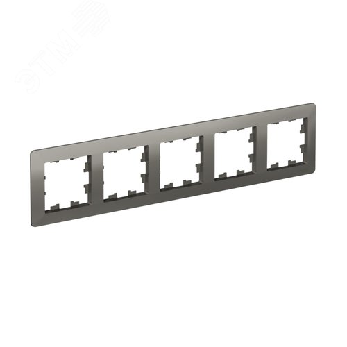 ATLASDESIGN AIR 5-постовая РАМКА, СТАЛЬ/дымчатый черный - фото 1