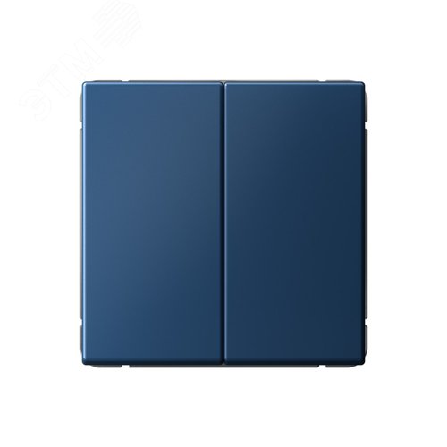 Изображение товара ARTGALLERY 2-клавишный выключатель кнопочный, сх.2, 10А, механизм, аквамарин (шт)