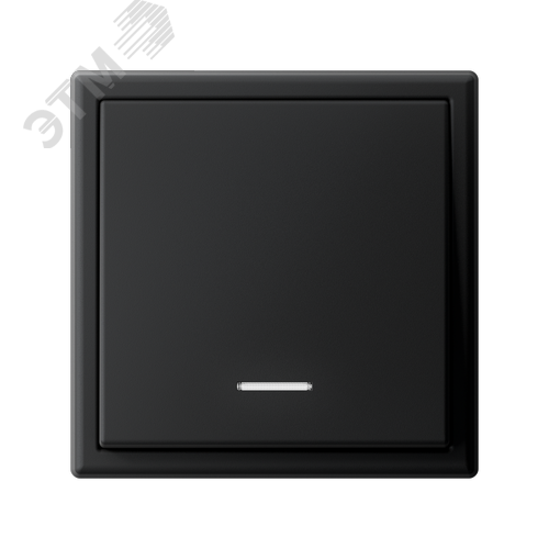 ARTGALLERY 1-клавишный выключатель с подсветкой, сх.1а, 10АХ, механизм, карбон - фото 4