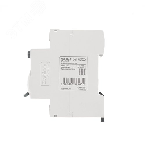 Выключатель дифференциального тока (ВДТ) 40А 2P 30мА Тип-AC 230В City9 Set - фото 4