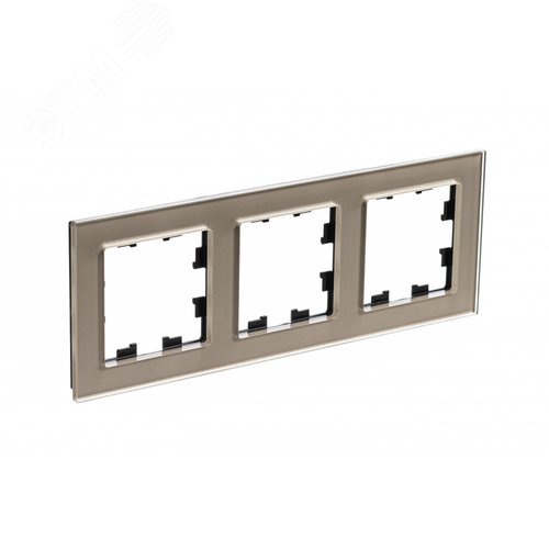 Изображение товара Рамка трехпостовая ATLASDESIGN NATURE, ОРГАНИЧЕСКОЕ СТЕКЛО ШАМПАНЬ (шт)