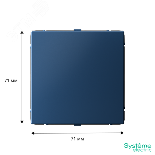 ARTGALLERY заглушка без суппорта для многопостовых рамок, аквамарин - фото 3