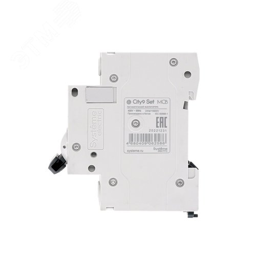 Выключатель автоматический четырехполюсный 16А С 4.5kA 400В City9 Set - фото 4