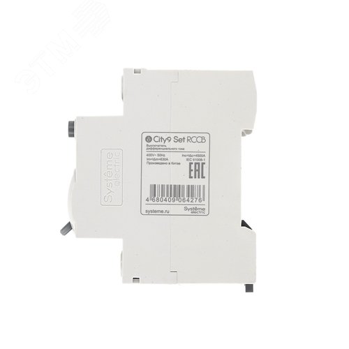 Выключатель дифференциального тока (ВДТ) 63А 4P 30мА Тип-AC 400В City9 Set - фото 4