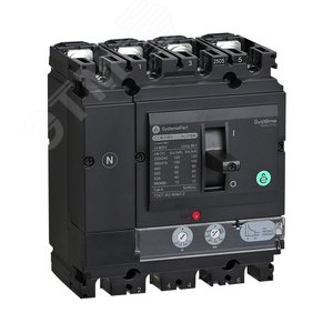 Автоматический выключатель в литом корпусе SYSTEMEPACT CCB100 150KA 4P4D TMD32 рычаг