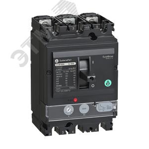 Автоматический выключатель в литом корпусе SYSTEMEPACT CCB100 150KA 3P3D TMD50 рычаг