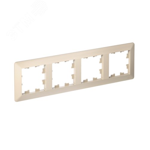 ATLASDESIGN AIR 4-постовая РАМКА, БЕЖЕВЫЙ/дымчатый белый - фото 2