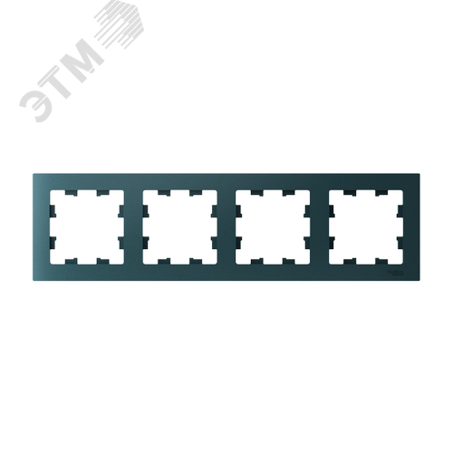 Рамка четырехпостовая ATLASDESIGN универсальная изумруд - фото 2