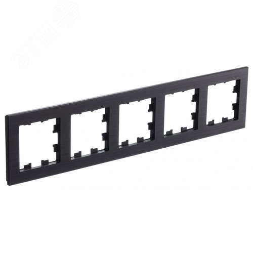 Изображение товара ATLASDESIGN NATURE рамка пятипостовая, МЕТАЛЛ ОНИКС (шт)