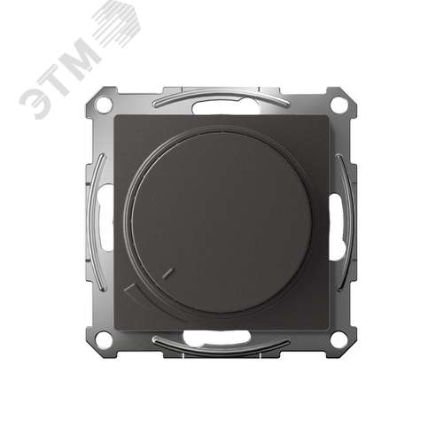 ATLASDESIGN СВЕТОРЕГУЛЯТОР (диммер) повор-нажим, LED, RC, 400Вт, мех., БАЗАЛЬТ - фото 2