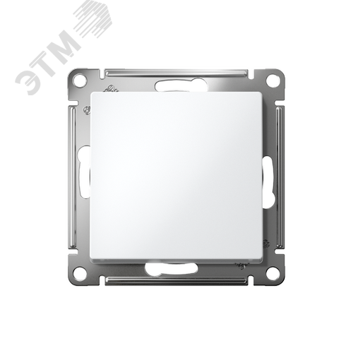 ATLASDESIGN ВЫКЛЮЧАТЕЛЬ с самовозвратом, сх.1, 10АХ, быстрозажимные клеммы, БЕЛЫЙ - фото 2