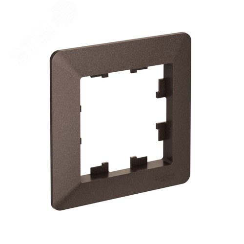 ATLASDESIGN AIR 1-постовая РАМКА, МОККО/дымчатый черный - фото 4