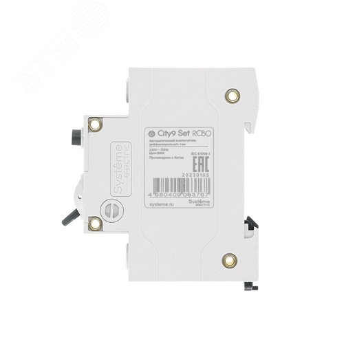 Выключатель автоматический дифференциального тока (Автоматический выключатель дифференциального тока АВДТ) 1P+N С 20А 4.5kA 10мА Тип-A 230В City9 Set - фото 4
