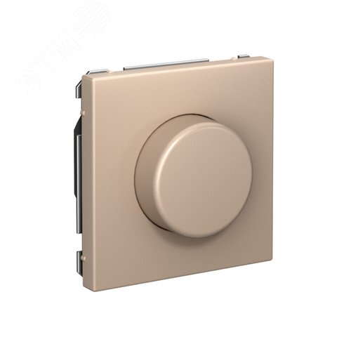 ARTGALLERY светорегулятор (диммер) повор-нажим, LED, RC, 400Вт, механизм, песочный - фото 2