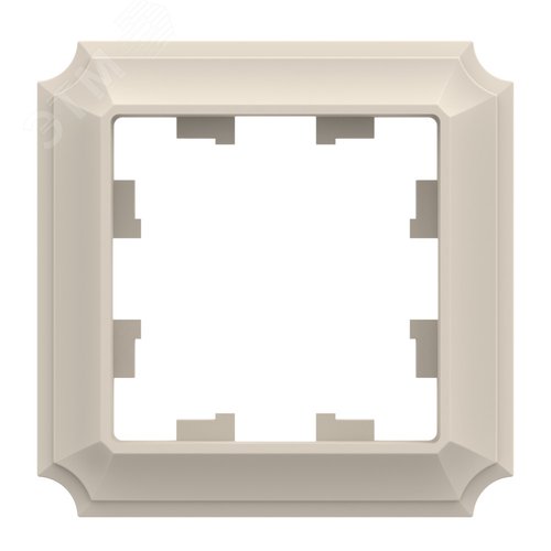 Изображение товара ATLASDESIGN ANTIQUE 1-постовая рамка, БЕЖЕВЫЙ (шт)