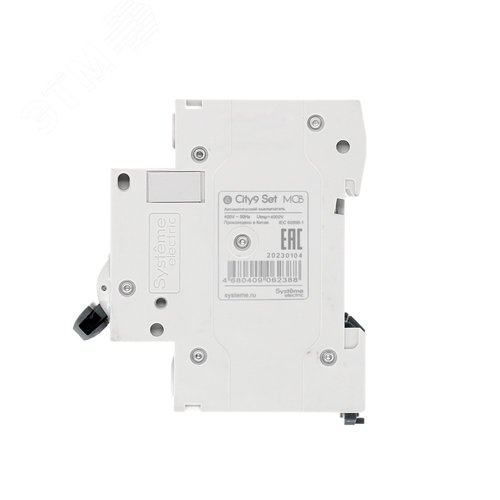 Выключатель автоматический трехполюсный 10А С 4.5kA 400В City9 Set - фото 4