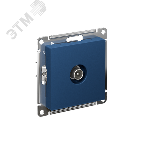 Изображение товара ATLASDESIGN TV РОЗЕТКА оконечная 1DB, механизм, АКВАМАРИН (шт)