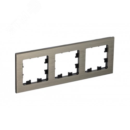 Изображение товара Рамка трехпостовая ATLASDESIGN NATURE, МЕТАЛЛ ЛАТУНЬ (шт)