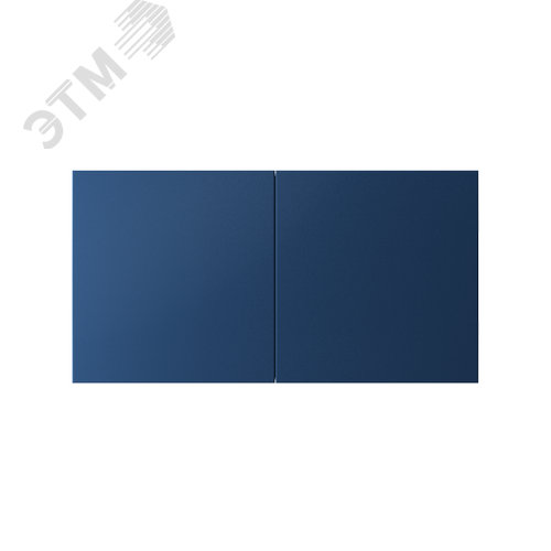 ATLASDESIGN РОЗЕТКА двойн. с заземл.со штор.со сдвиж. крышк, 16А, в сборе, АКВАМАРИН - фото 2