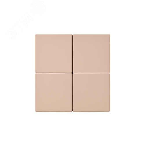 ARTGALLERY 4-клавишный ВЫКЛЮЧАТЕЛЬ СЦЕНАРНЫЙ, сх. 1,  ПЕСОЧНЫЙ - фото 3