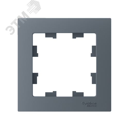 Рамка однопостовая ATLASDESIGN грифель - фото 6