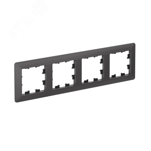 ATLASDESIGN AIR 4-постовая РАМКА, БАЗАЛЬТ/дымчатый черный - фото 2