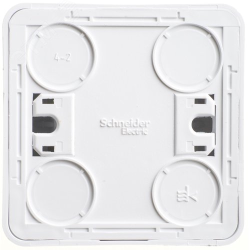 ЭТЮД Выключатель одноклавишный наружный белый сх.1 - фото 3