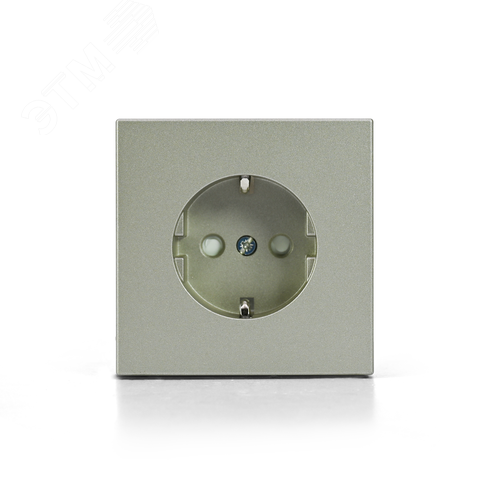 ARTGALLERY РОЗЕТКА с заземлением со шторками, 16А, механизм, быстрозажимные клеммы, шампань - фото 5