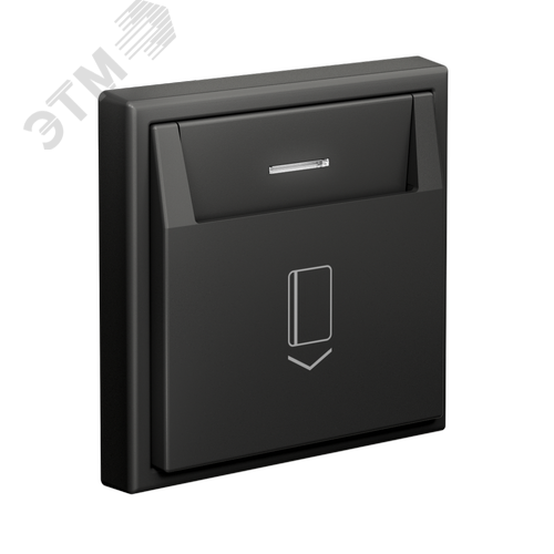 ARTGALLERY ВЫКЛЮЧАТЕЛЬ карточный 10А, без задержки времени, быстр.клемм., БАЗАЛЬТ - фото 6