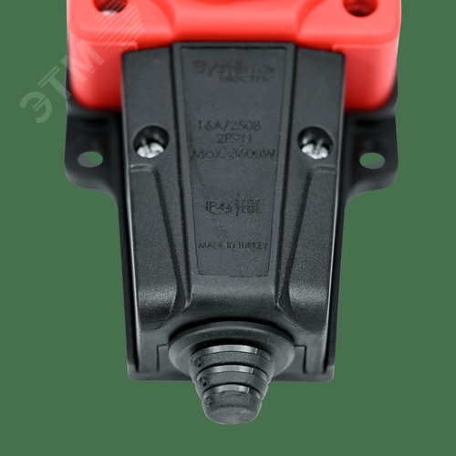 MultiSet Колодка 3х розетка 2К+З каучуковая 16А/250В IP44 Красная - фото 7