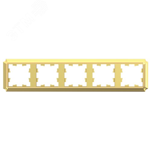 Изображение товара ATLASDESIGN ANTIQUE 5-постовая рамка, универсальная 3ОЛОТО (шт)