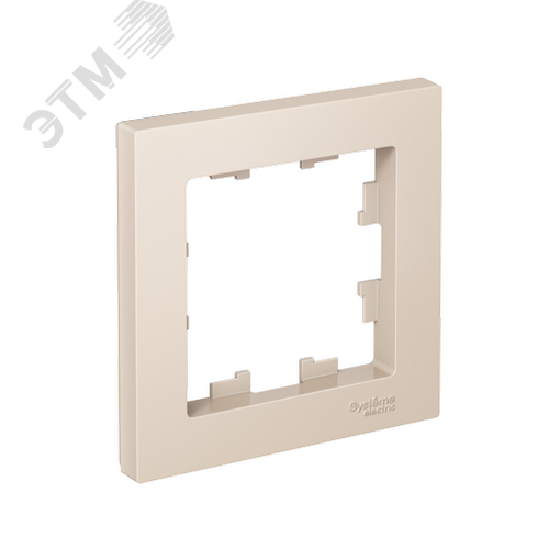 Изображение товара Рамка однопостовая ATLASDESIGN бежевый (шт)
