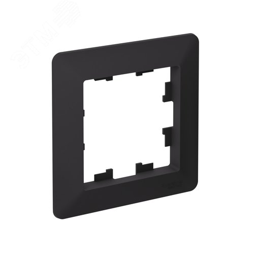 ATLASDESIGN AIR 1-постовая РАМКА, КАРБОН/дымчатый черный - фото 4