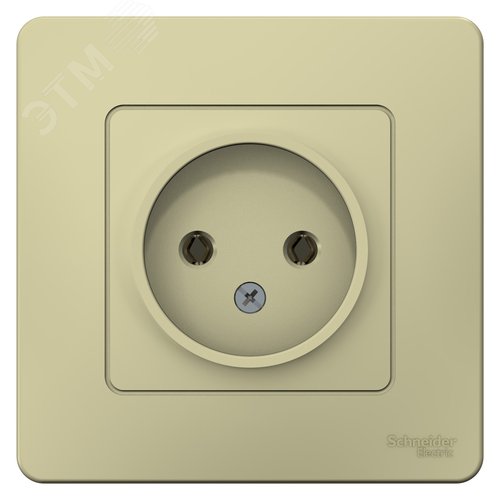 BLANCA С/У РОЗЕТКА без заземления без шторок 16А, 250В, БЕЖЕВЫЙ - фото 3