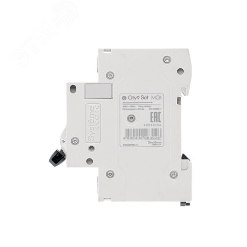 Выключатель автоматический двухполюсный 40А B 4.5kA 230В City9 Set - фото 4