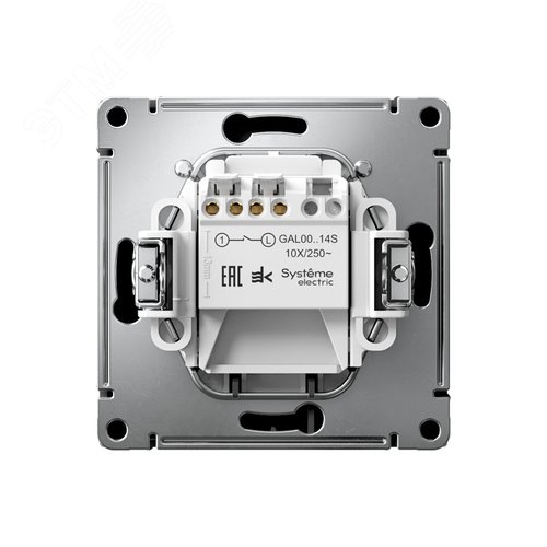 ARTGALLERY ВЫКЛЮЧАТЕЛЬ карточный 10А, без задержки времени, быстр.клемм., КАРБОН - фото 2