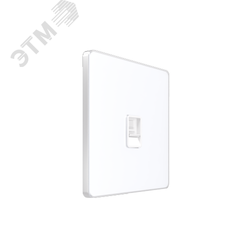 Изображение товара Розетка информационная С/У RJ-45 кат.5e, Арктический лед , Systeme Infinity (шт)