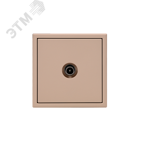 ARTGALLERY TV ТВ розетка оконечная 1DB, механизм, песочный - фото 2